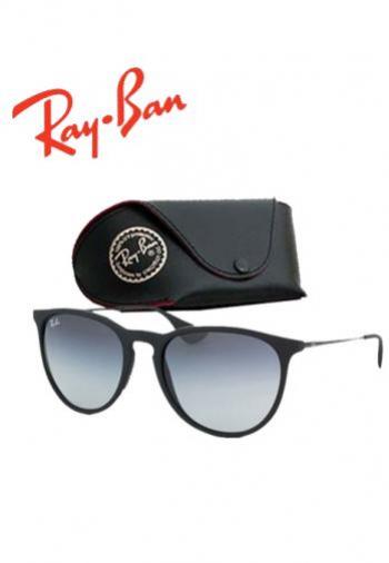 RAYBAN CLUBMASTER BLACK LENS SUNGLASSES (BOX & POUCH)